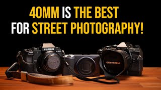 Why I think 40mm is the best focal Length for Street Photography [upl. by Annohsed]