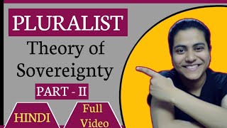 Pluralistic Theory of Sovereignty Part  II  Doctrine of Pluralism  Criticisms of Pluralism Hindi [upl. by Chicoine488]