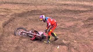 Ryan Dungey Crashes During Southwick Qualifying [upl. by Race331]