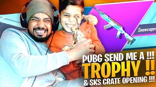 MOST ENTERTAINING AWARD 2021  NEW SKS CRATE OPENING  PUBG MOBILE  FM RADIO GAMING [upl. by Adnohsor747]