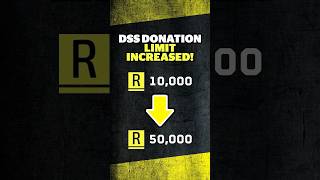 DSS Donation Limit Increased [upl. by Harshman]