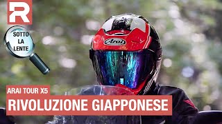 Arai Tour X5  prova  sotto la lente il nuovo casco Adventure di Arai [upl. by Ijuy]