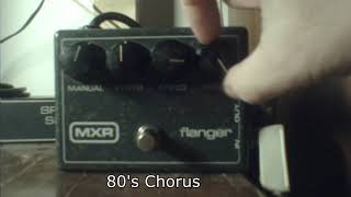 MXR Flanger  Chorus Sound [upl. by Bordiuk]