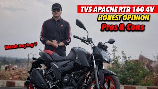 Tvs Apache RTR 160 4V Negatives ❌ amp Positives  Best Bike in 160CC [upl. by Yenettirb874]