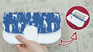 DIY SIMPLE CLUTCH WALLET  Easy to make Purse Tutorial amp Sewing Pattern  Sew it Yourself [upl. by Annoya]