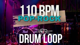 POP ROCK Drum Loop 110 bpm Beat Groove [upl. by Garv]