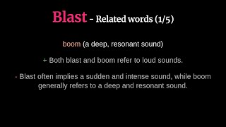 55 Explosive Discharge Words Blast Vomit Eject and More Part 13 [upl. by Surat394]