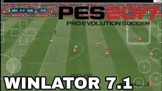 PES 2017 NO WINLATOR 71 2024 Samsung m23 6 gb ram Deu para jogar [upl. by Fanestil]