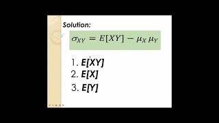 Covariance of 2 CONTINUOUS Random Variables [upl. by Emmye]