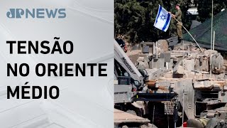 Israel começa invasão terrestre no sudoeste do Líbano [upl. by Bauske]