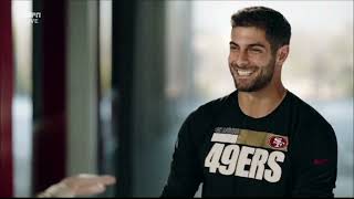 Jimmy Garoppolo interview with Erin Andrews [upl. by Nussbaum333]