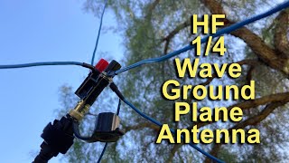 HF 14 Wave GroundPlane Antenna [upl. by Meesaw]