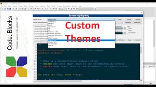 Installing custom color theme in code blocks on Windows 1087  dark color theme in code blocks ide [upl. by Angell]