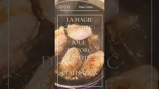 DELICE ABSOLU  Joue de porc confite une explosion de saveurs [upl. by Saraiya96]