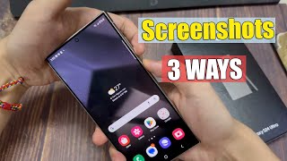 How to take screenshot on Samsung Galaxy S24 Ultra 3 ways [upl. by Wycoff]