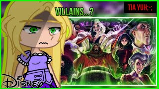 personagens da Disney react villains 2 mistery gacha club [upl. by Enrobyalc754]