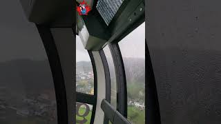 She sounds like she is in a torture chamber The thrill of the cable car ride Austria Gmunden [upl. by Brom570]