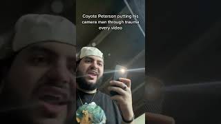 Coyote Peterson putting this his camera man through trauma every video [upl. by Ainet]