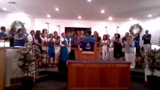 Elim Baptist Church  Womens Weekend 2011  Womens Day Choir quotLift Him Upquot [upl. by Mallina401]