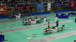 2021年IH フェンシング 女子 エペ 準決勝 竹山柚葉 乙訓京都 vs 一藤木由香 沼津西静岡 [upl. by Pammi]