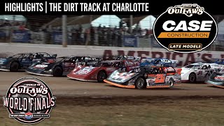 World of Outlaws CASE Construction Late Models  Dirt Track at Charlotte  Nov 7 2024  HIGHLIGHTS [upl. by Ruthven217]