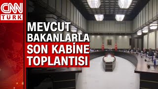 Kabine toplantısı sona erdi Cumhurbaşkanı Erdoğan başkanlığındaki toplantı 2 saat sürdü [upl. by Nosniv]