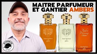 Maitre Parfumeur Et Gantier AMBER FRAGRANCES Review  Ambre Precieux Ambre Mythique Ambre Tibet [upl. by Adeehsar803]