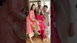 Sanjay Dutt with his wifeManyata Dutt and Familysanjaydutt shorts ytshorts sanjaydutt [upl. by Reizarf]