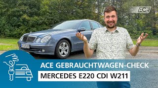 Mercedes E220 CDI W211 im ACE GebrauchtwagenCheck [upl. by Linzer]