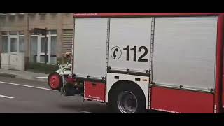 DLKELWHLFTLF der Feuerwehr Burscheid auf Einsatzfahrt 24102024 [upl. by Remark]