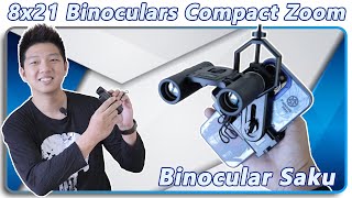 VERSI BINOCULAR TEROPONG 8x21 BINOCULARS COMPACT ZOOM  Compact Hunting Telescope [upl. by Afaw]