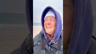 First Snow Flakes at Sunrise at Salisbury Beach in October [upl. by Hake]