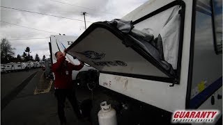 2018 Jayco Jay Feather 16 XRB Hybrid Travel Trailer Video Tour • Guarantycom [upl. by Norehc]