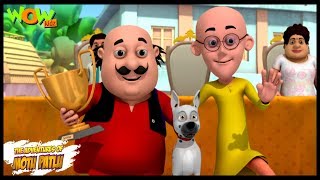 Motu Patlu Cartoons In Hindi  Animated cartoon  A dog show Wow Kidz [upl. by Petes]