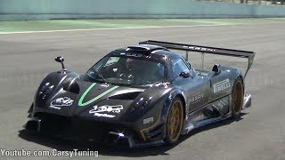 EXCLUSIVE Pagani Zonda R  Autodromo Codegua Chile [upl. by Glinys]