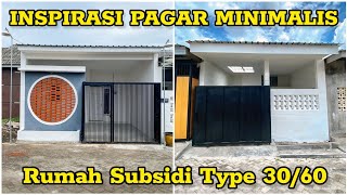 30 Inspirasi pagar rumah minimalis modern [upl. by Alaecim870]