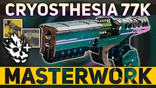 Cryosthesia 77k MASTERWORK Review Stasis Sidearm  Destiny 2 Season of the Splicer [upl. by Silloh78]