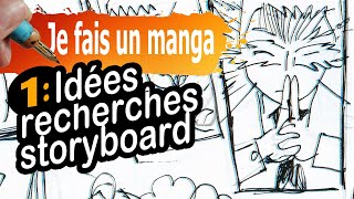 Créer un VRAI MANGA  1ers DESSINS amp PAGES [upl. by Nitaj]