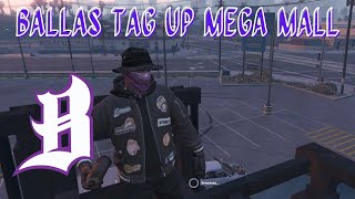 BALLAS PLACE 10th GANG SPRAY AND CLAIM MEGA MALL [upl. by Nadnal]