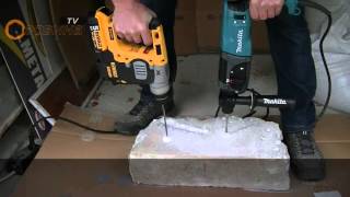 TEST DeWalt DCH273P2 18V50Ah LiIon 21J Vs Makita HR2470 780W 24J [upl. by Chirlin627]