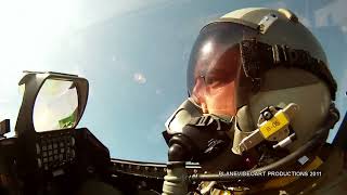 F16 Cockpit Video Of Viper West During Flight Demo [upl. by Tanya]