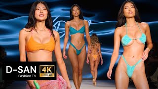 GLORIA TANG Best Walks of Miami Swim Week  SLOW MOTION  HOT FASHION runaway [upl. by Naliorf]