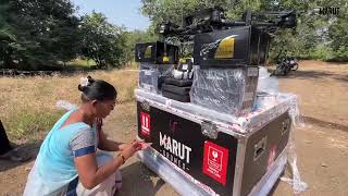 Marut New AG365 Drones Unboxing  Agriculture Marut Drones  Unboxing Video [upl. by Amandie812]