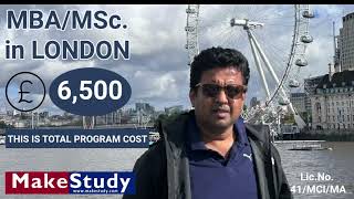 MBA in London Now at Just £6500 Full Program Cost Hurry up  Apply Now for Coming Intake [upl. by Anayra]