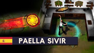 Paella Sivir League of Legends Custom Skin [upl. by Sik]