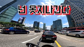 BMW S1000RR 모토Vlog 폭염 뚫고 서울로 곱창 먹으러 가는길 [upl. by Janaya843]