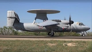 Tiger Meet 2016  French Navy E2C Hawkeye [upl. by Ailimac559]