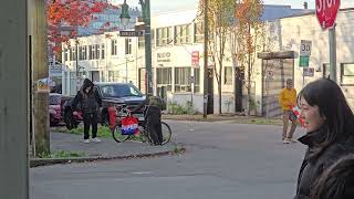 a usual day on east hastings vancouver canada [upl. by Eirrod736]