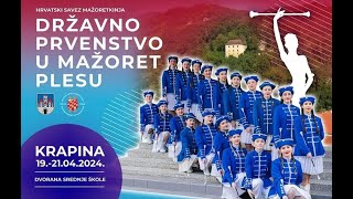 DRŽAVNO MAŽORET PRVENSTVO KRAPINA 2024 [upl. by Roddie]