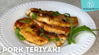 Quick and Easy Pork Teriyaki Recipe teriyaki pork porkrecipe porkteriyake [upl. by Aronel]